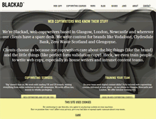 Tablet Screenshot of blackad.co.uk
